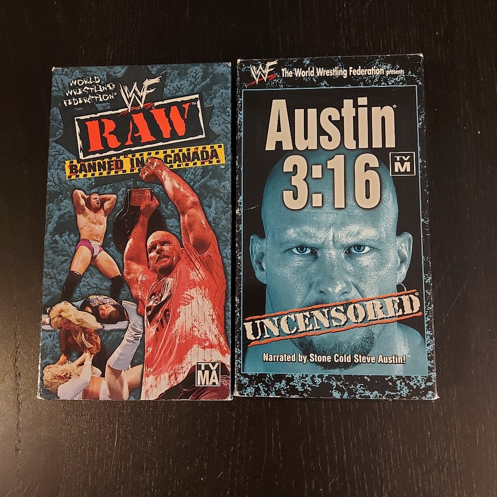 WWF VHS RAW And AUSTIN 3:16 (‎ 1998 )